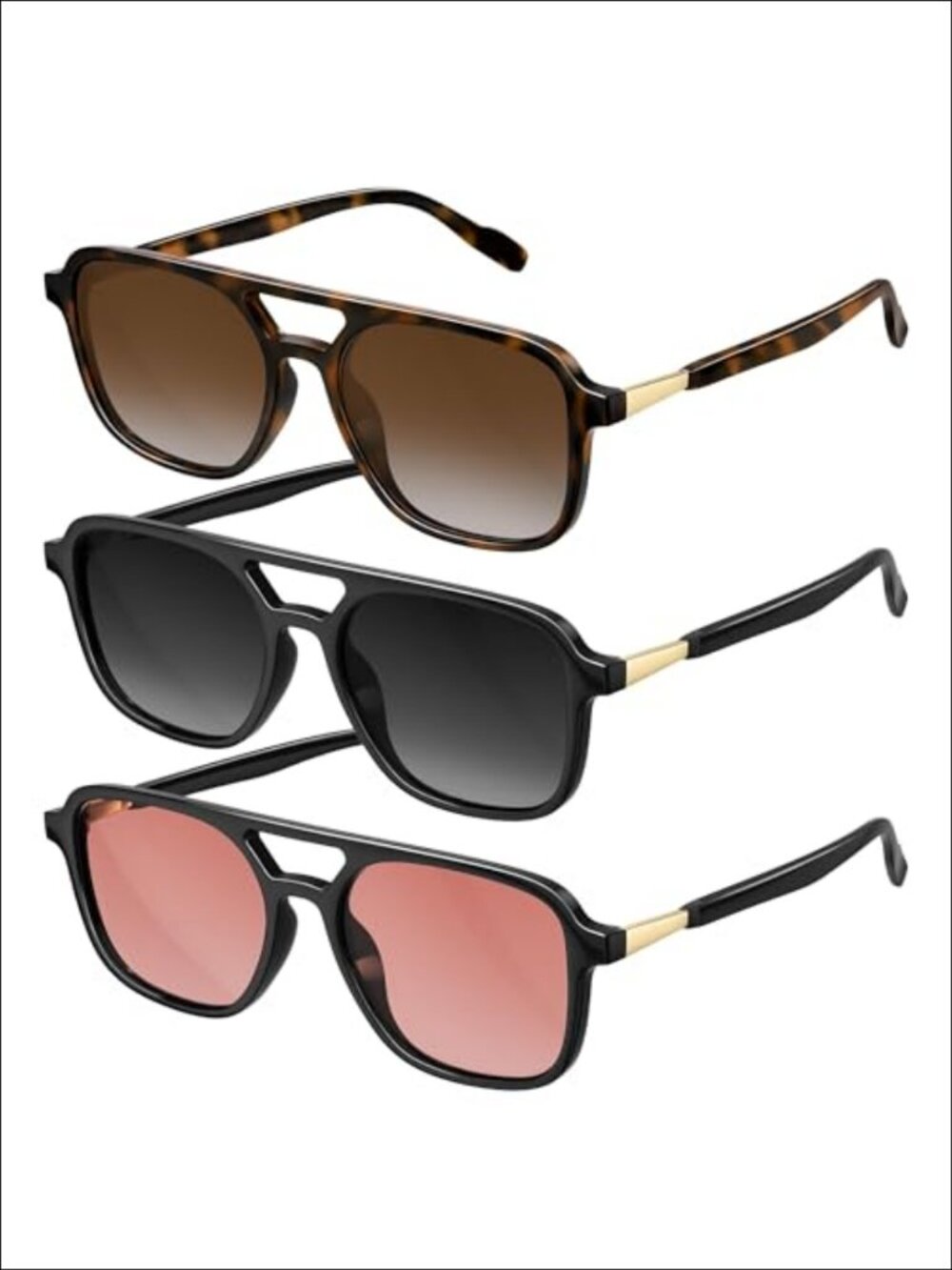 Polarized Aviator Sunglasses UV400 Retro Unisex Eyewear
